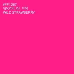#FF1D87 - Wild Strawberry Color Image