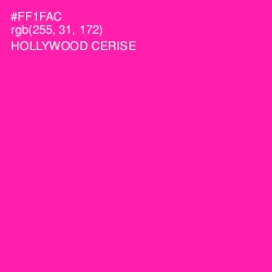 #FF1FAC - Hollywood Cerise Color Image