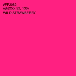 #FF2082 - Wild Strawberry Color Image