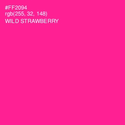 #FF2094 - Wild Strawberry Color Image