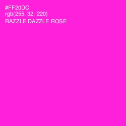 #FF20DC - Razzle Dazzle Rose Color Image