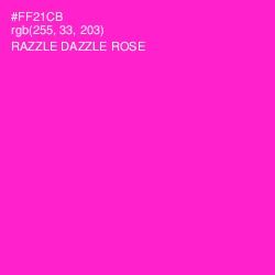 #FF21CB - Razzle Dazzle Rose Color Image