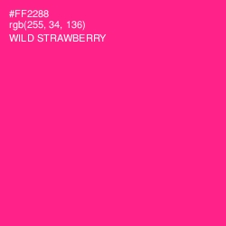 #FF2288 - Wild Strawberry Color Image