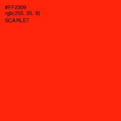 #FF2309 - Scarlet Color Image