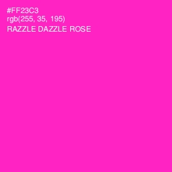#FF23C3 - Razzle Dazzle Rose Color Image