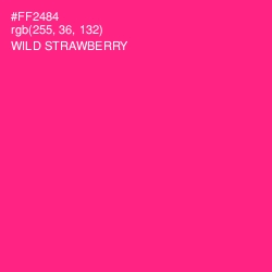 #FF2484 - Wild Strawberry Color Image