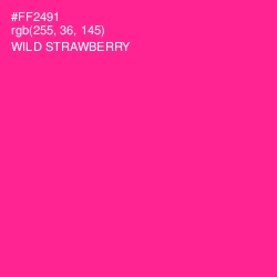 #FF2491 - Wild Strawberry Color Image