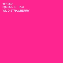 #FF2591 - Wild Strawberry Color Image