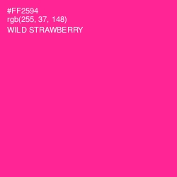 #FF2594 - Wild Strawberry Color Image