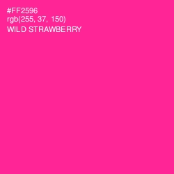 #FF2596 - Wild Strawberry Color Image