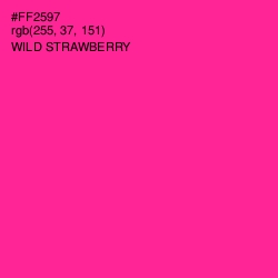 #FF2597 - Wild Strawberry Color Image