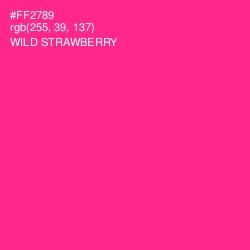 #FF2789 - Wild Strawberry Color Image