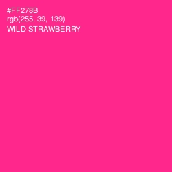 #FF278B - Wild Strawberry Color Image