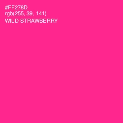 #FF278D - Wild Strawberry Color Image