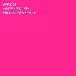 #FF2795 - Wild Strawberry Color Image