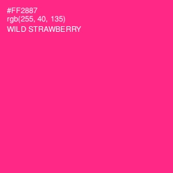 #FF2887 - Wild Strawberry Color Image