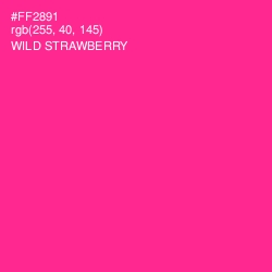 #FF2891 - Wild Strawberry Color Image