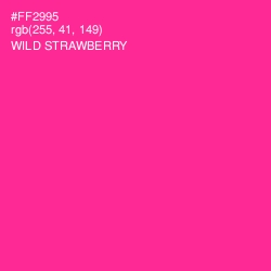 #FF2995 - Wild Strawberry Color Image