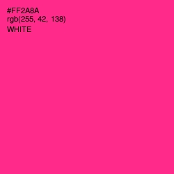 #FF2A8A - Wild Strawberry Color Image