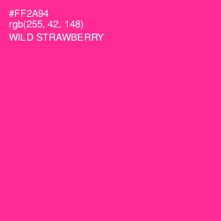 #FF2A94 - Wild Strawberry Color Image