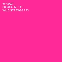 #FF2A97 - Wild Strawberry Color Image