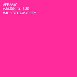 #FF2A9C - Wild Strawberry Color Image