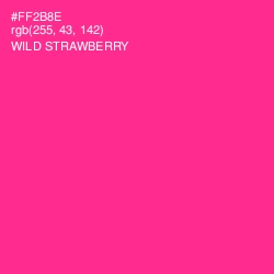 #FF2B8E - Wild Strawberry Color Image