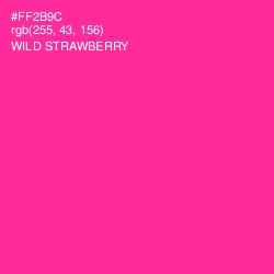 #FF2B9C - Wild Strawberry Color Image