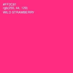 #FF2C81 - Wild Strawberry Color Image