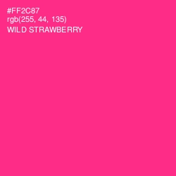 #FF2C87 - Wild Strawberry Color Image