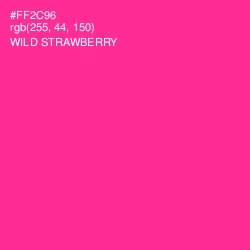#FF2C96 - Wild Strawberry Color Image