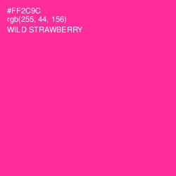 #FF2C9C - Wild Strawberry Color Image