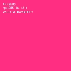 #FF2E83 - Wild Strawberry Color Image