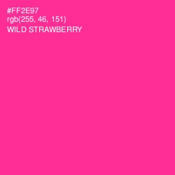 #FF2E97 - Wild Strawberry Color Image