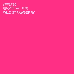 #FF2F85 - Wild Strawberry Color Image