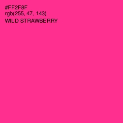 #FF2F8F - Wild Strawberry Color Image