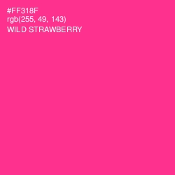 #FF318F - Wild Strawberry Color Image