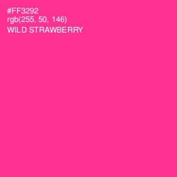 #FF3292 - Wild Strawberry Color Image