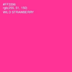 #FF3396 - Wild Strawberry Color Image