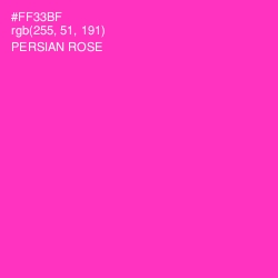 #FF33BF - Persian Rose Color Image