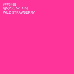 #FF349B - Wild Strawberry Color Image