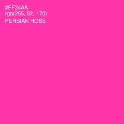 #FF34AA - Persian Rose Color Image