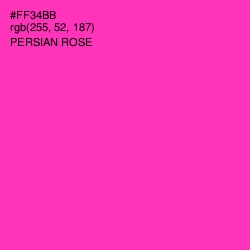 #FF34BB - Persian Rose Color Image
