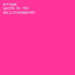 #FF359B - Wild Strawberry Color Image