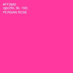 #FF38A0 - Persian Rose Color Image