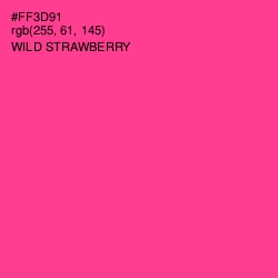 #FF3D91 - Wild Strawberry Color Image