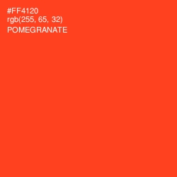 #FF4120 - Pomegranate Color Image