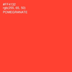 #FF4132 - Pomegranate Color Image