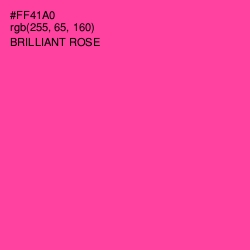 #FF41A0 - Brilliant Rose Color Image