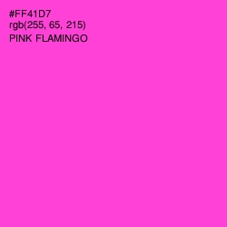 #FF41D7 - Pink Flamingo Color Image